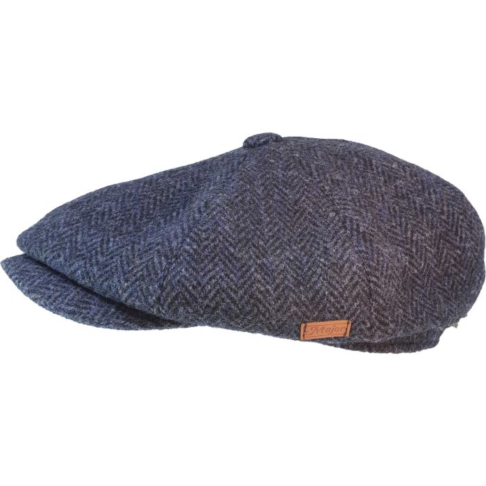 Classic Herringbone Newsboy Cap
