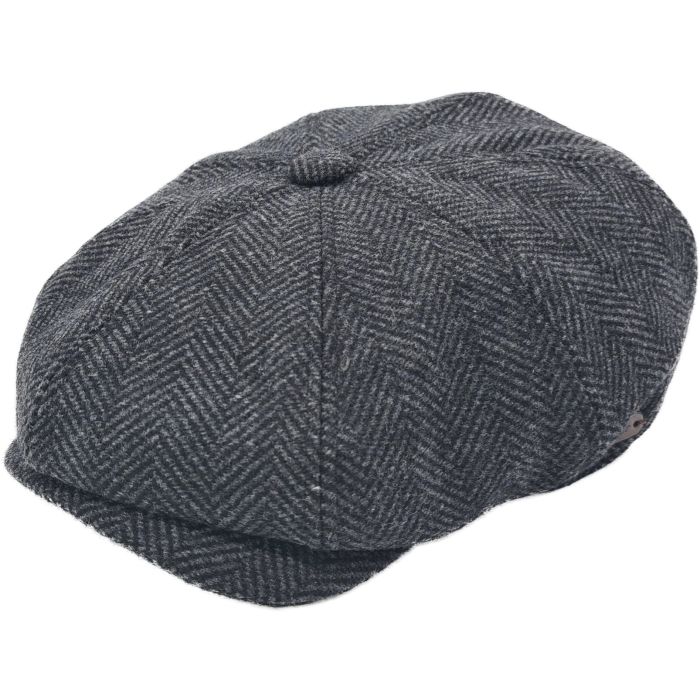Classic Herringbone Newsboy Cap