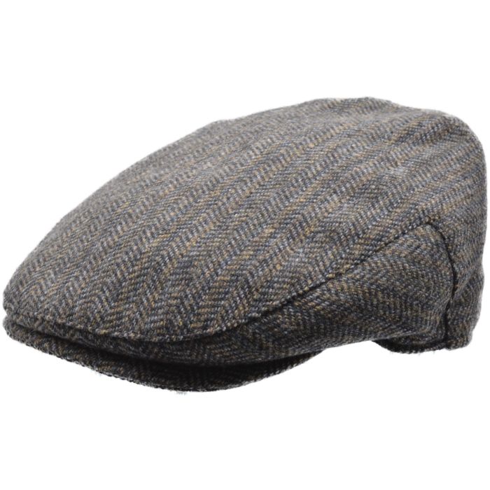 Classic Herringbone Flat Cap