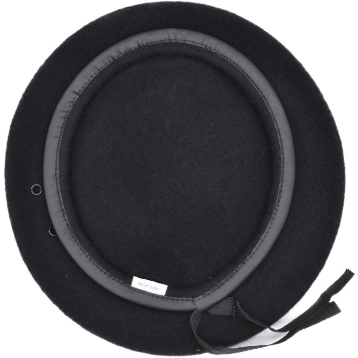 Plain Wool Military Beret 