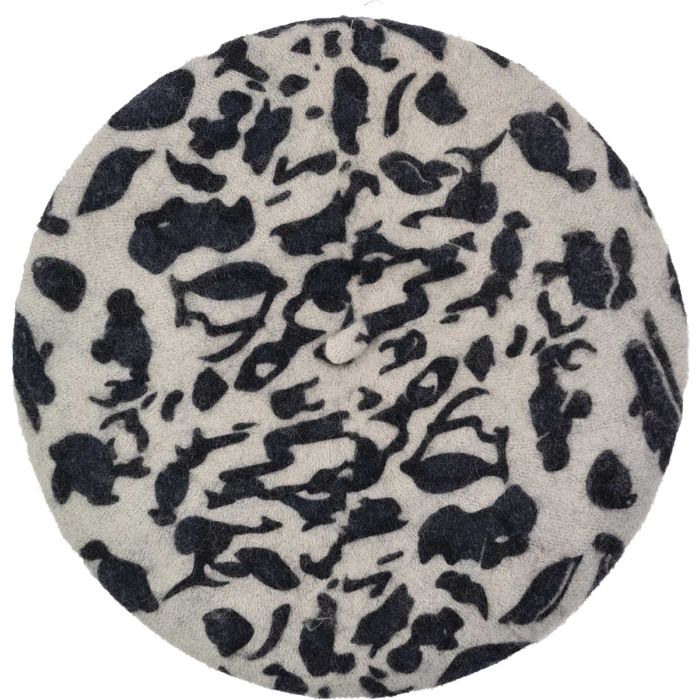 Leopard Wool Beret (12Pcs)