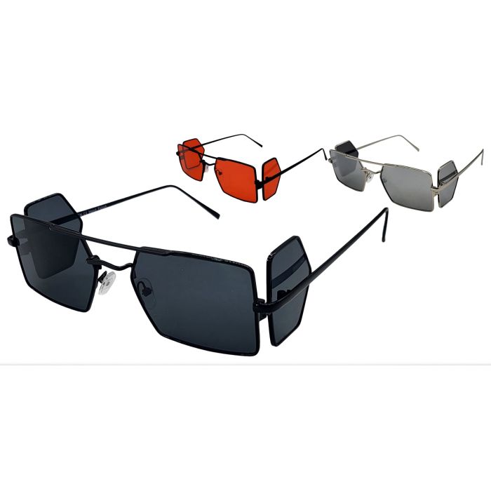 Rectangular Square Colour Sunglasses (12Pcs)