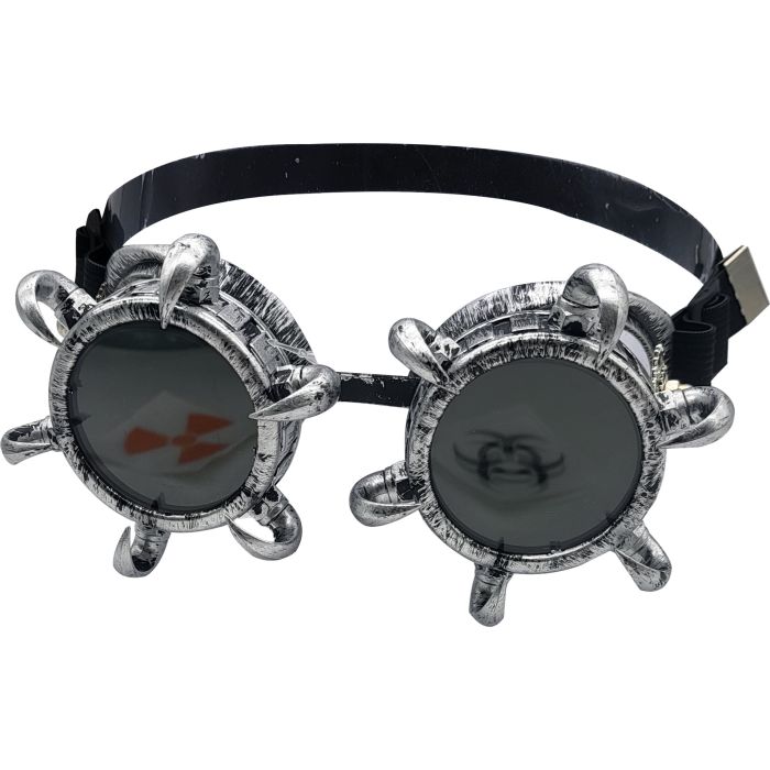 Novelty Spiked Steampunk Motorcycle Goggles (12pcs)
