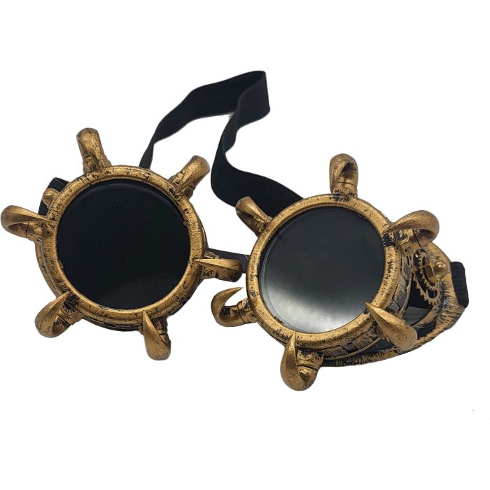 Novelty Spiked Steampunk Motorcycle Goggles (12pcs)