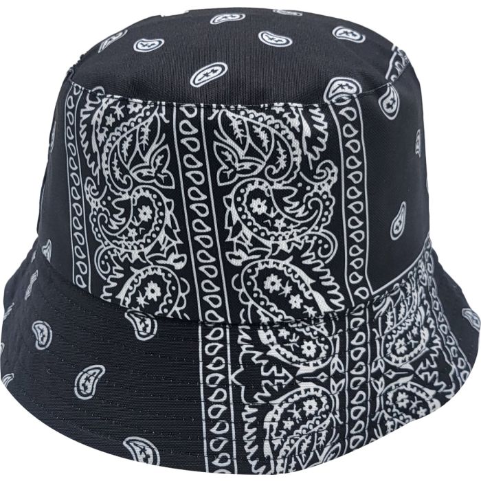 Summer Paisley Fisherman Bucket Hats (12Pcs)
