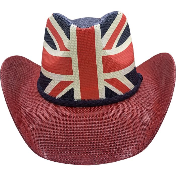 Summer Union Jack Cowboy Hat