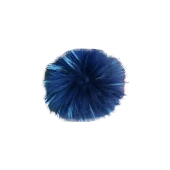 Faux Fur Pompom Keyring (12Pcs)