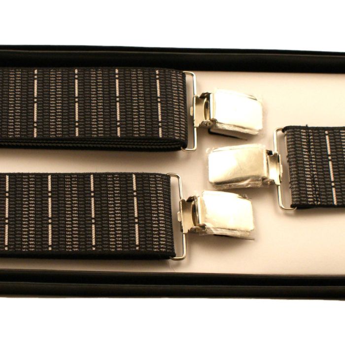 35mm Wide Adjustable Braces / Suspenders - Boxed