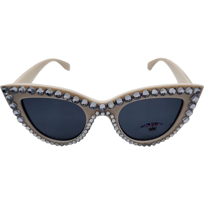 Fashion Cat Eye Diamon Sunglasses (12Pcs)