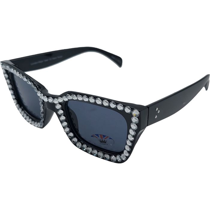 Rectangular Retro Diamond Sunglasses (12pcs)