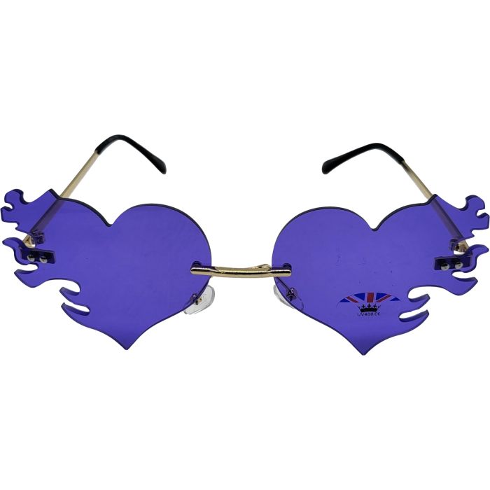 Funky Heart Shape Sunglasses (12Pcs)
