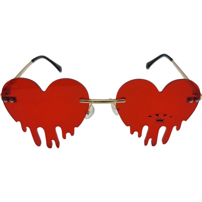 Funky Love Heart Tears Sunglasses (12Pcs)