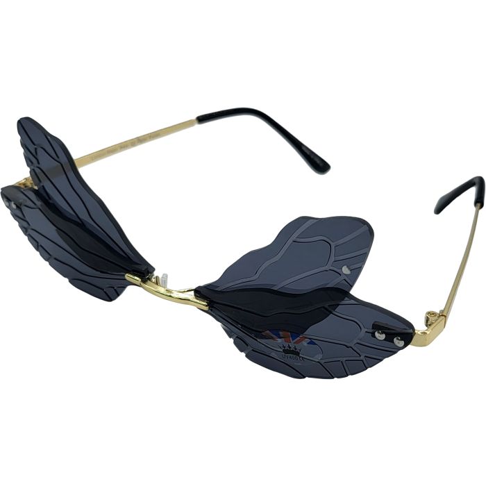 Funky Rimless Butterfly Sunglasses (12Pcs)
