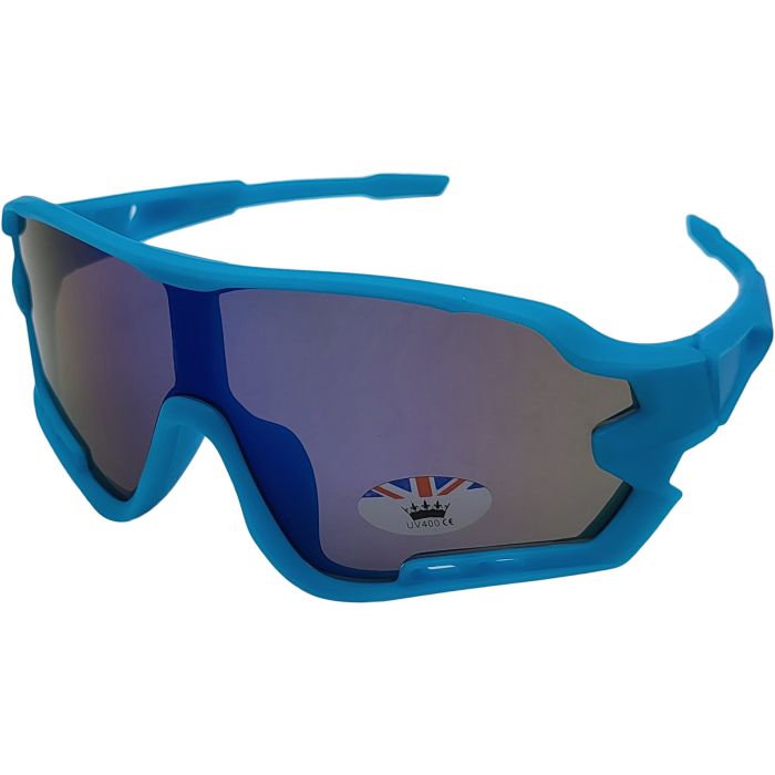 Kids Funky Wide Sports Sunglasses (12Pcs)