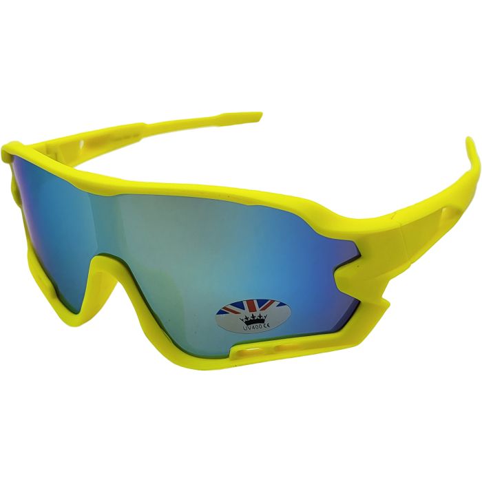 Kids Funky Wide Sports Sunglasses (12Pcs)
