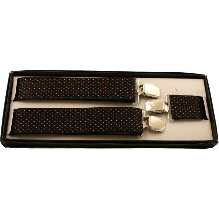 35mm Wide Adjustable Braces / Suspenders - Boxed