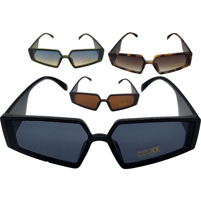 Rectangular Shape Sunglasses (12Pcs)