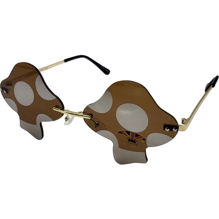 Mushroom Shape Rimless Sunglasses (12Pcs)