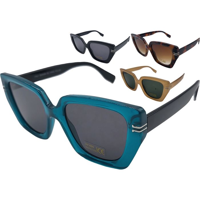 Fashion Square Retro Sunglasses (12Pcs)