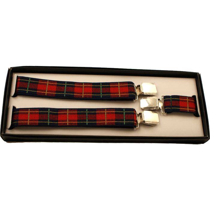 25mm Thin Adjustable Braces / Suspenders - Boxed