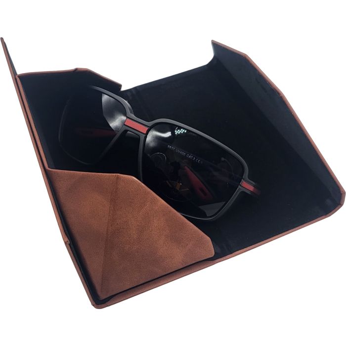 Triangular Foldable Sunglasses Protection Box (12Pcs)