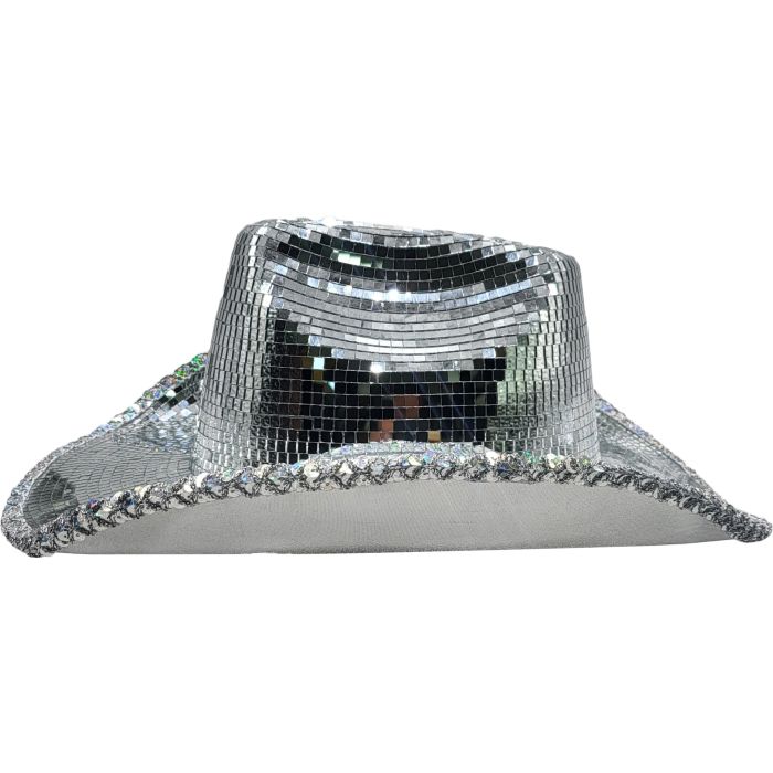 Stunning Disco Mirror Cowboy Hat