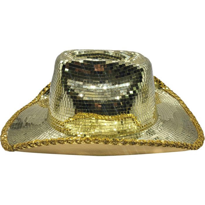 Stunning Disco Mirror Cowboy Hat