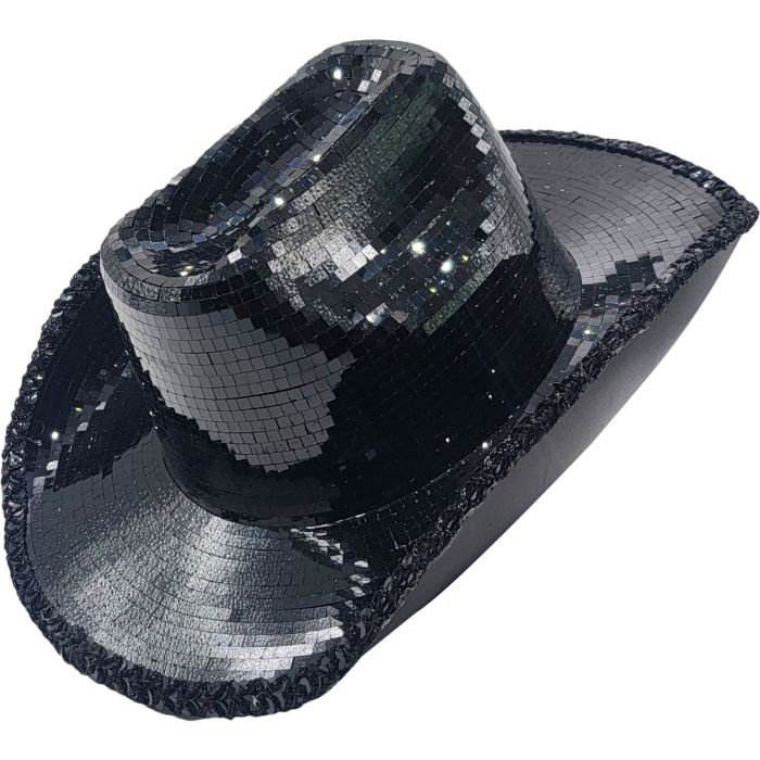 Stunning Disco Mirror Cowboy Hat