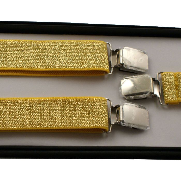 25mm Thin Adjustable Sparkly Braces / Suspenders - Boxed