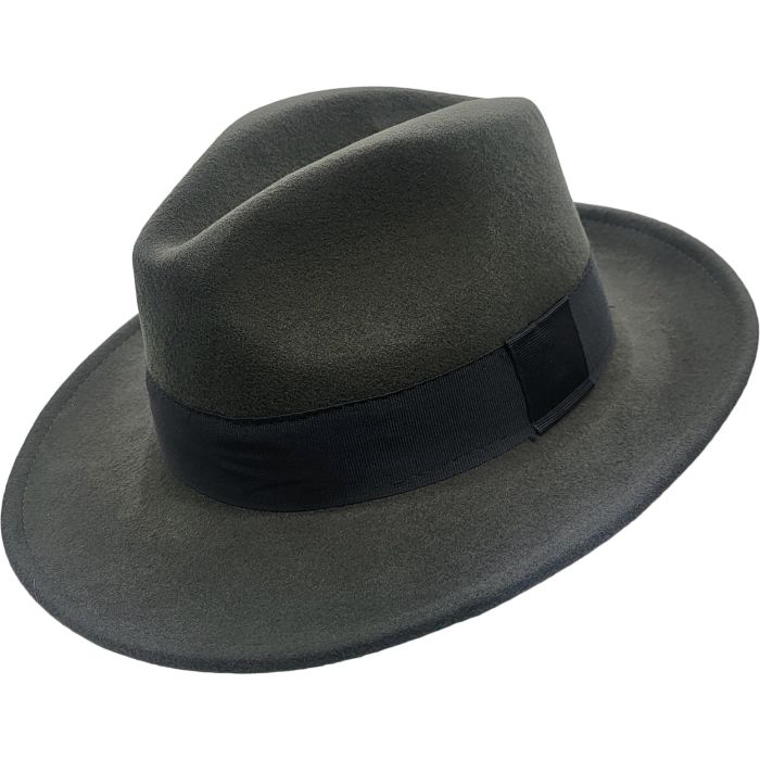 Classic Wool Felt Fedora Hat