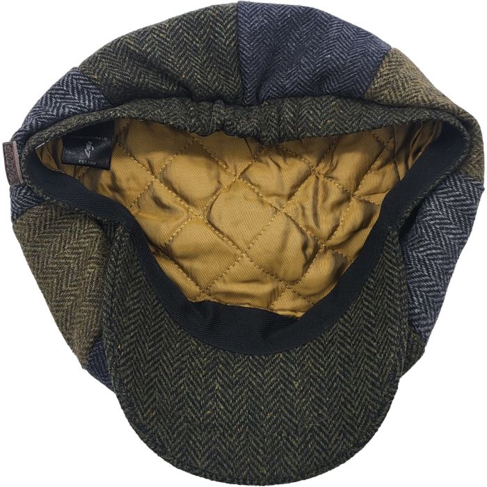 Patchwork Eight Panel Newsboy Cap