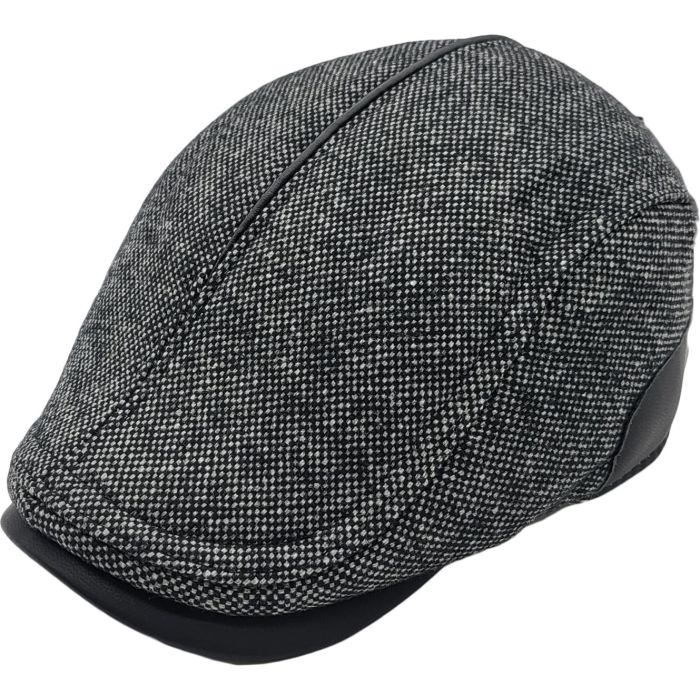 Winter Flat Cap With Ear Flaps