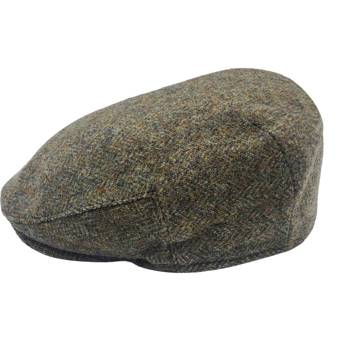 Herringbone Checked Flat Cap