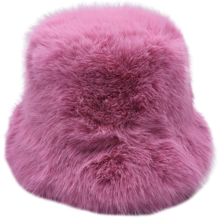 Winter Faux Fur Fluffy Bucket Hats