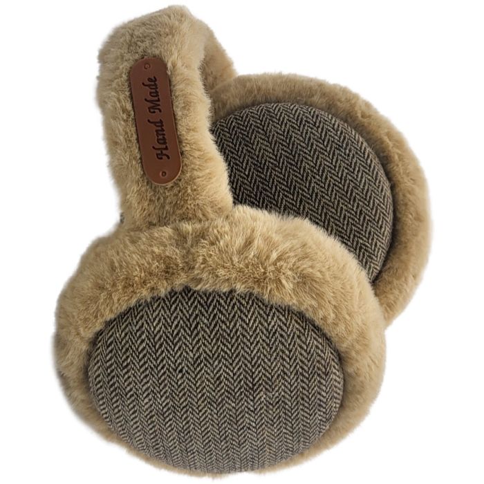 Herringbone Pattern Earmuffs (12Pcs)