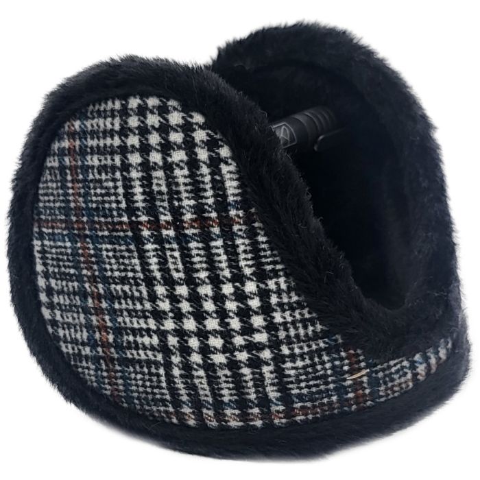 Checked Pattern Earmuffs (12Pcs)