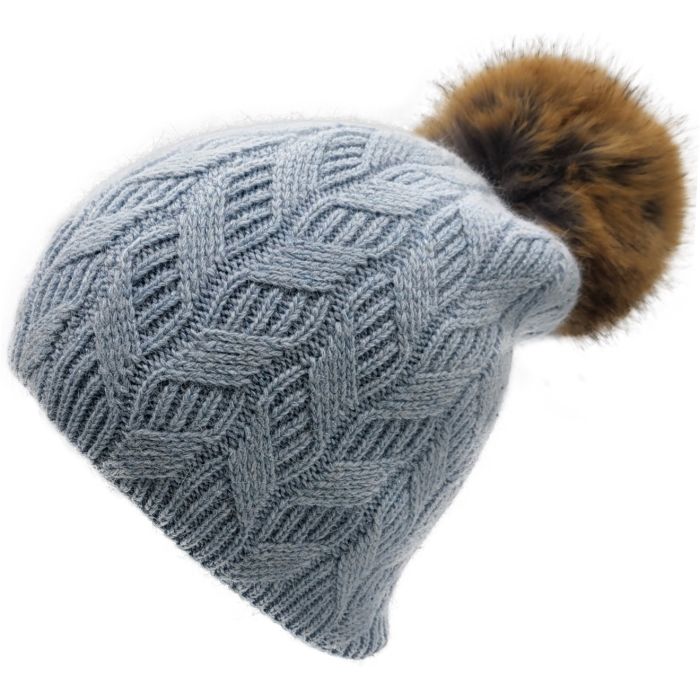 Winter Angora Wool With pompom