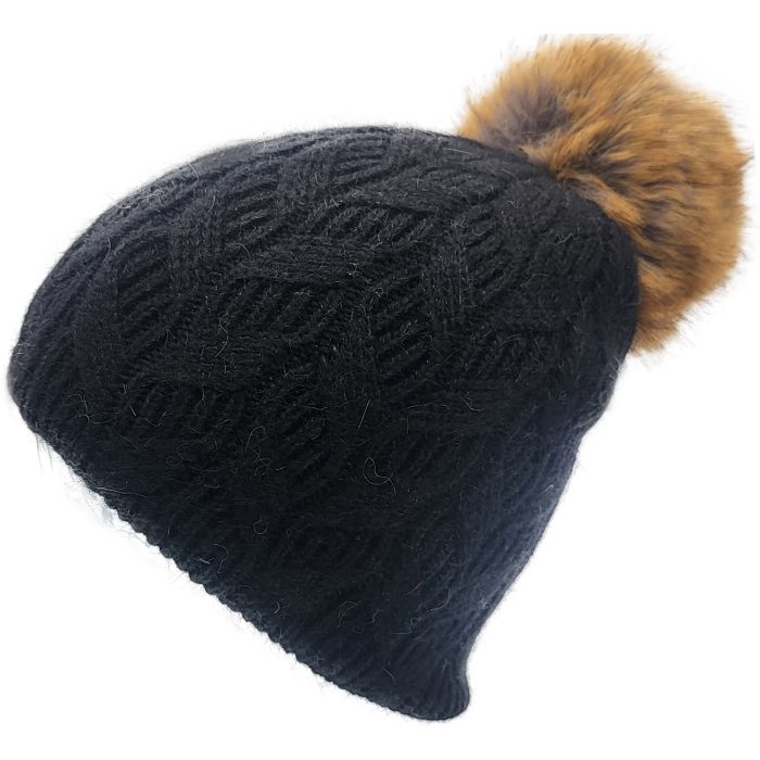 Winter Angora Wool With pompom