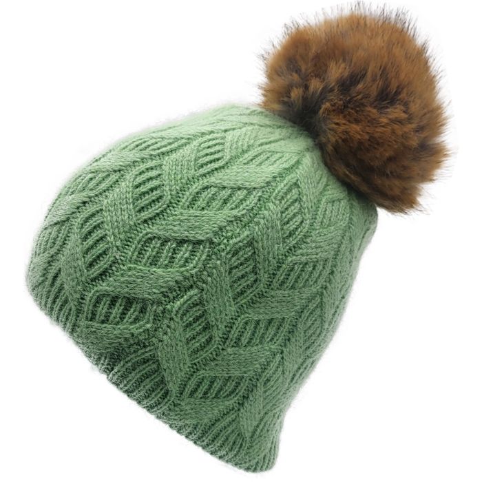 Winter Angora Wool With pompom