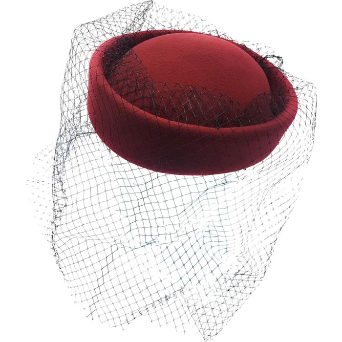 Womens Classic Pillbox Hat