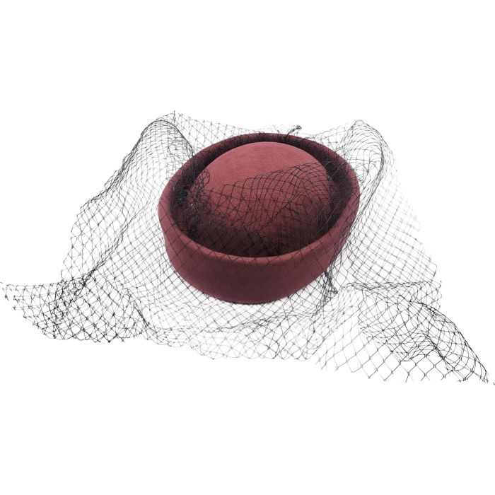 Womens Classic Pillbox Hat