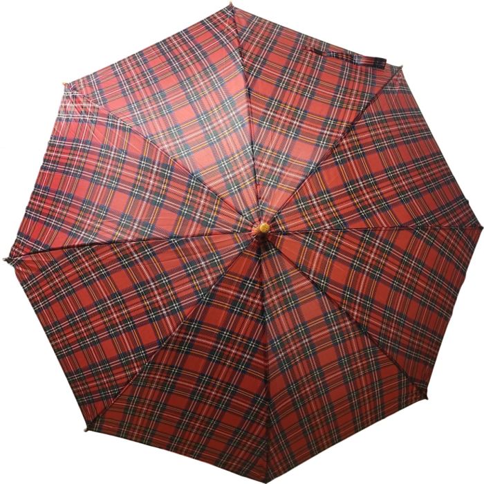 Tartan Pattern Long Umbrella (24pcs)