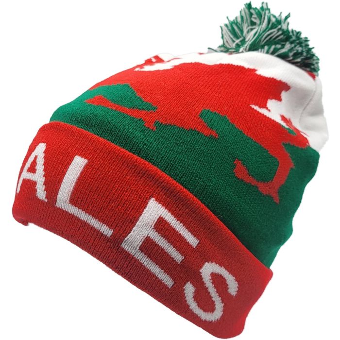 Knitted Beanie With Pompom (12pcs)