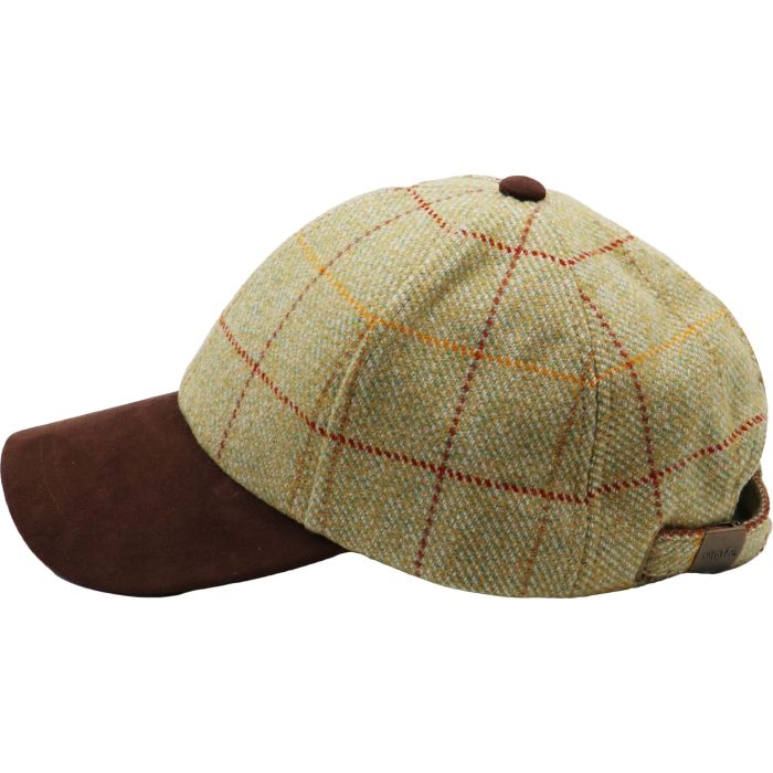 Wool Baseball Cap with Suede Peak