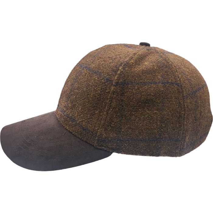 Wool & Suede Baseball Cap Hat