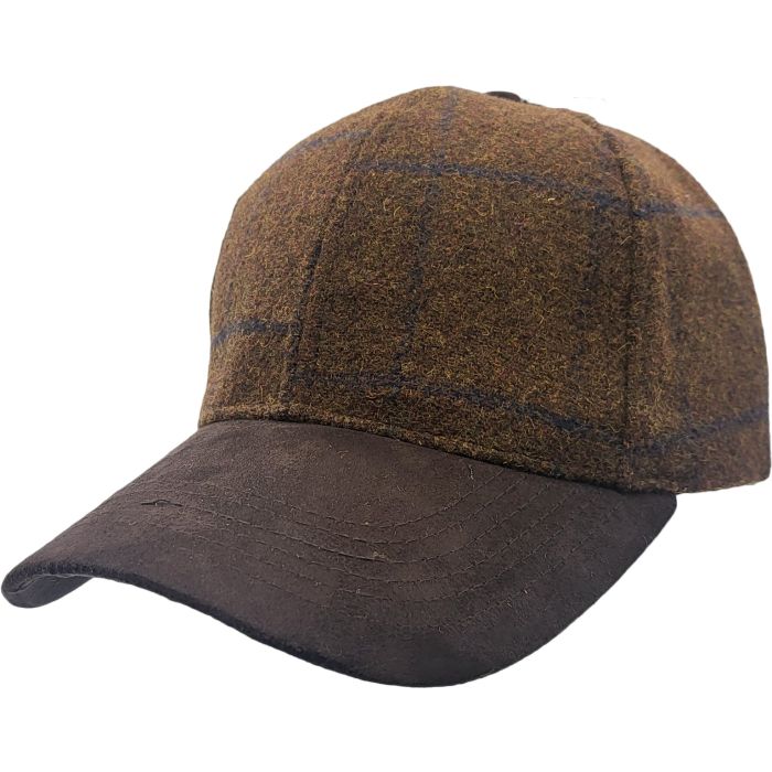 Wool & Suede Baseball Cap Hat