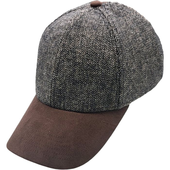 Wool & Suede Baseball Cap