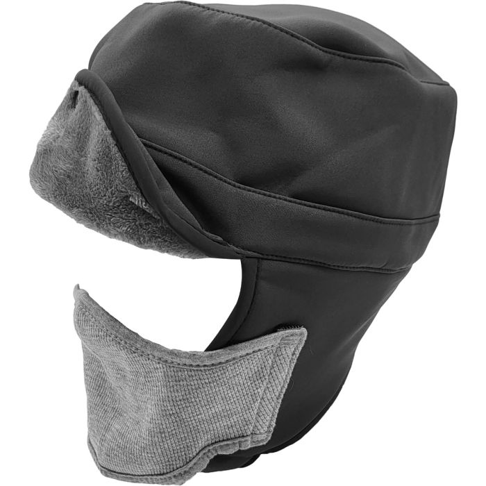 Black Trapper Hat 