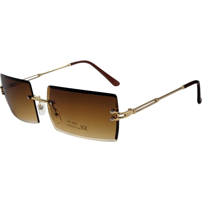 Rectangular Rimless Sunglasses (12pcs)