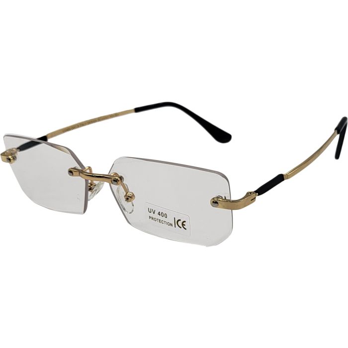 Classic Rectangular Rimless Sunglasses (12pcs)